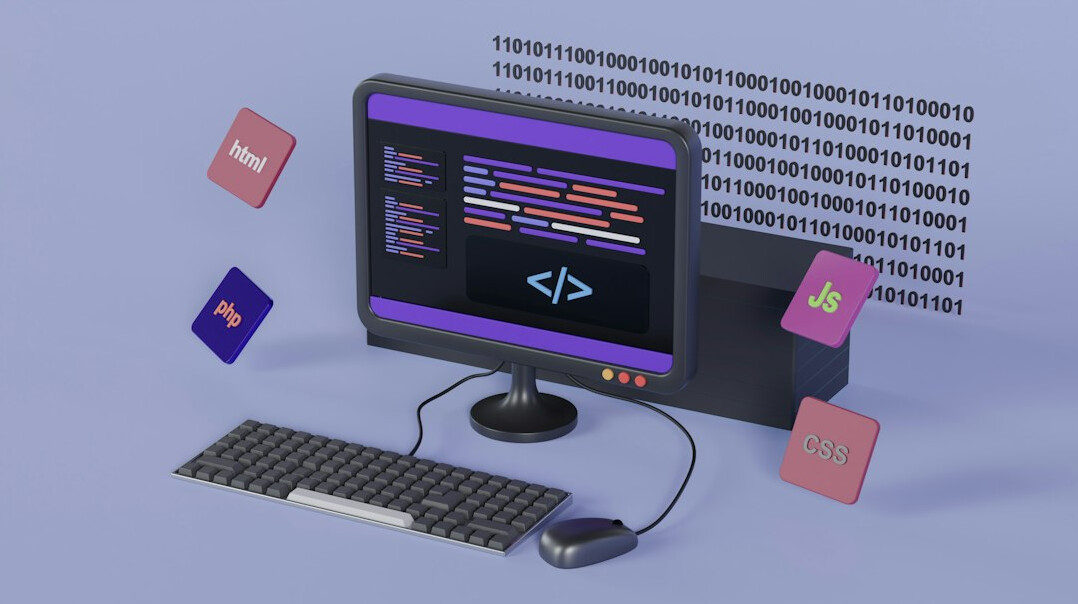 web developer coding
